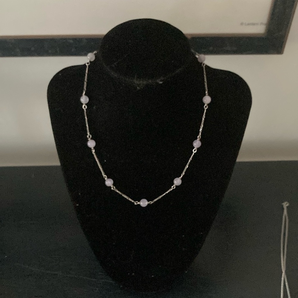 Sterling Choker W Quartz Italy